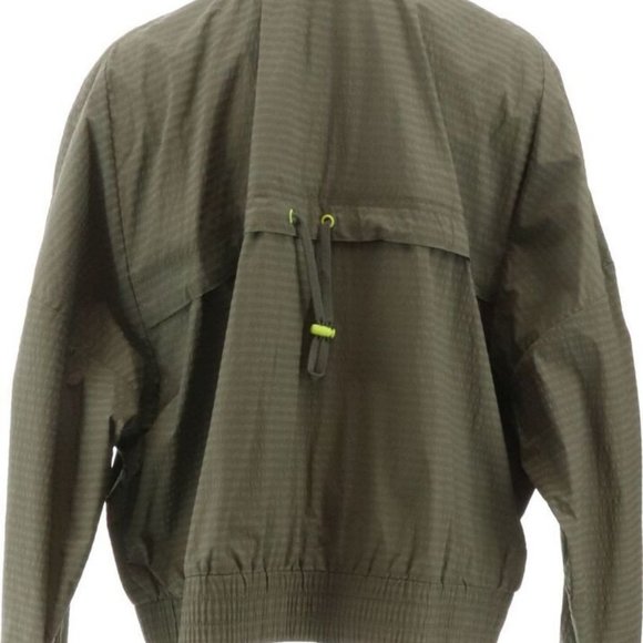 NWT ZUDA FORTITUDE WINDBREAKER BOMBER JACKET OLIVE GREEN XS - Picture 3 of 11